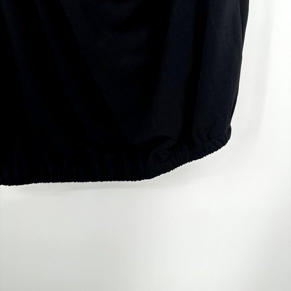 Boston Proper So Chic Chain Strap Blouson Tank Black Size Small - Picture 4 of 5